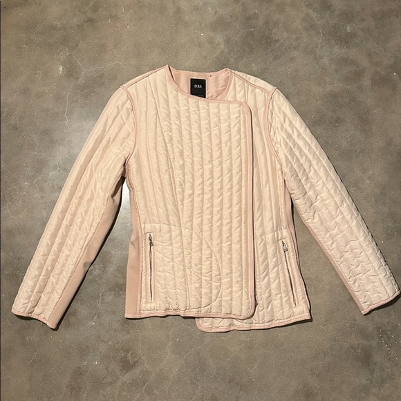 9/15 Saks Fifth Avenue 100% Silk Quilted Jacket - Picture 4 of 14